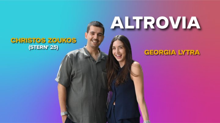 Christos Zoukos and Georgia Lytra, Altrovia&rsquo;s co-founders